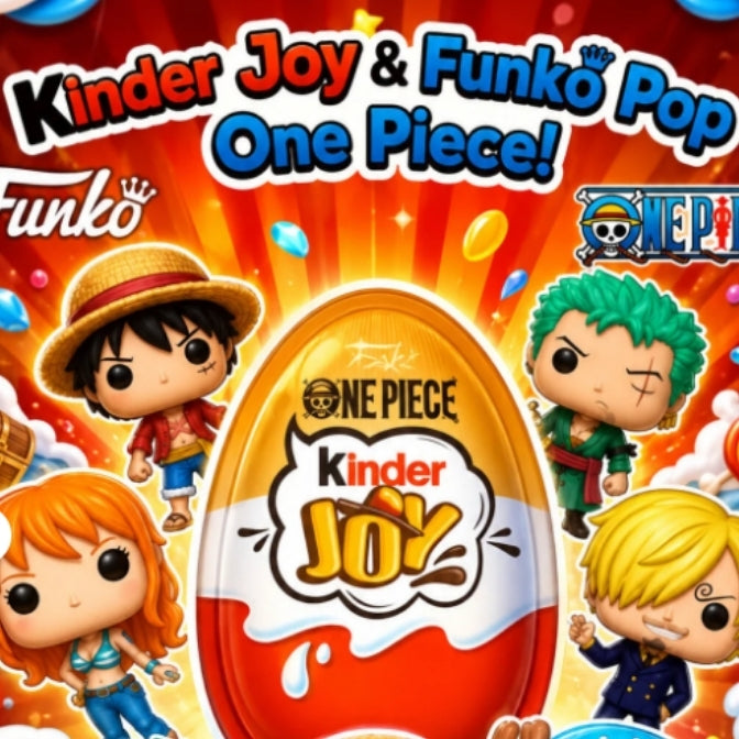 Ferrero Kinder Joy Funko Pop One Piece Özel Seri 20g - İthal Sürpriz Yumurta 1 Adet