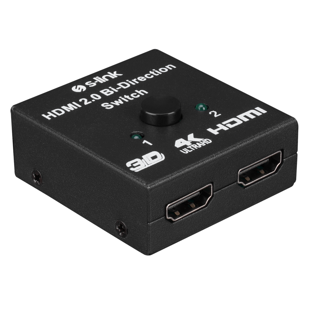 S-link SL-LU613 2 Port HDMI Çift Yönlü Switch ve Splitter(1923)