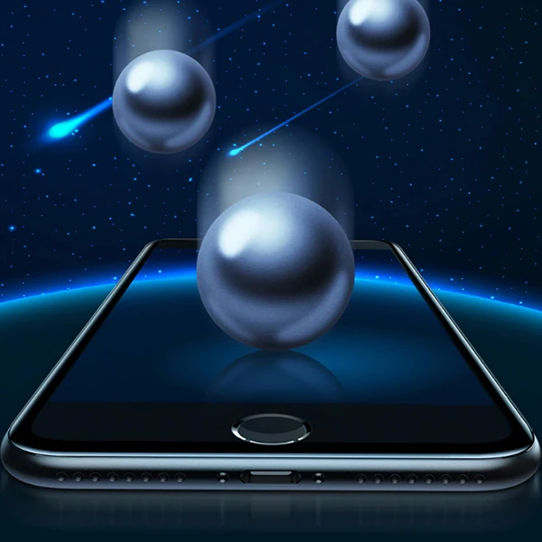 Baseus İPhone 8 Plus 7 Plus 6S-6Plus 3D 023mm Full Kırılmaz Cam Ekran Koruyucu