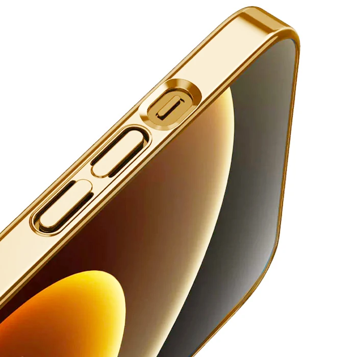 Ally iPhone 13 Pro Max 6.7inç Magsafe Uyumlu Renkli Kenar Silikon Kılıf