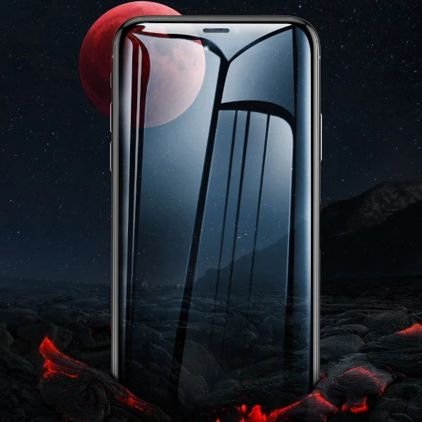 Baseus İPhone 11 Pro/ XS/X 023mm Anti Spy Çerçeveli Tempered Cam Ekran Koruyucu