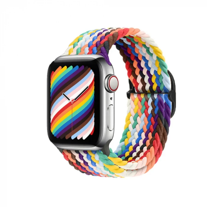 Ally Apple Watch 7-8 45mm 6-5-4 44mm Watch Ultra 49mm Japon Tokalı Elastik Kayış Kordon 3-2-1 42mm
