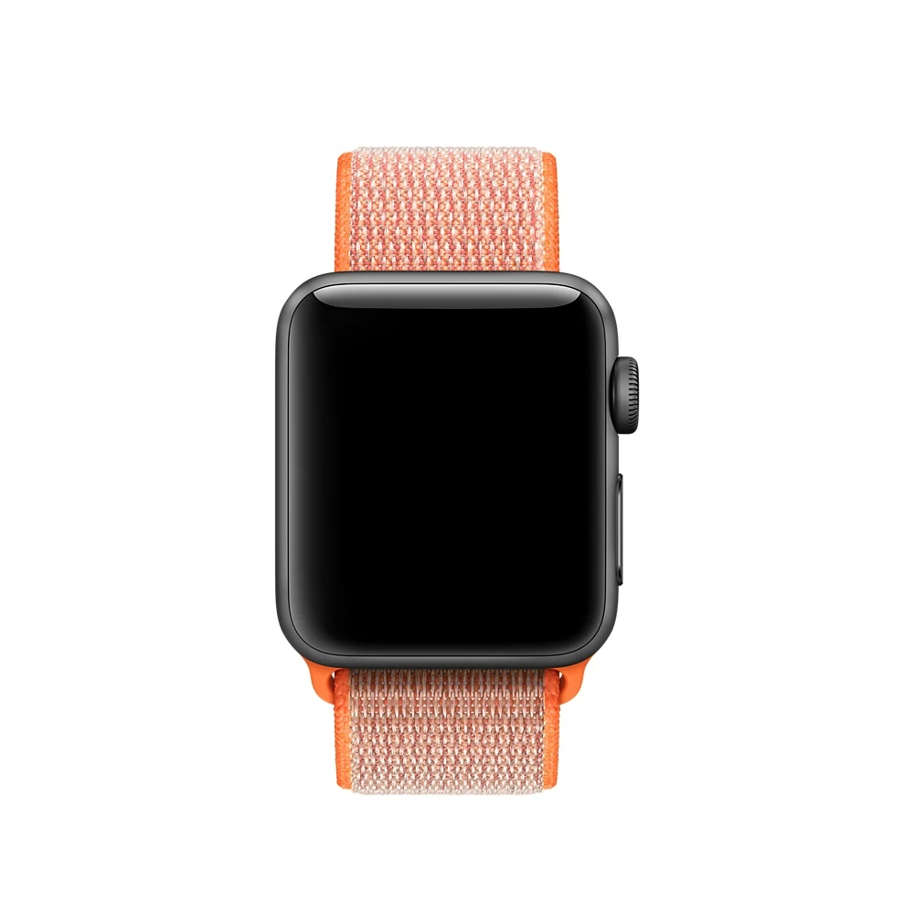 Ally Apple Watch 7-8 41mm 6-5-4 40mm Nylon Loop Spor Kayış Kordon 3-2-1 38mm