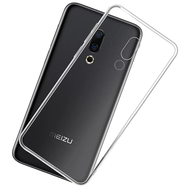 Meizu 16 Plus Kamera Korumalı Ultra Koruma Silikon Kılıf