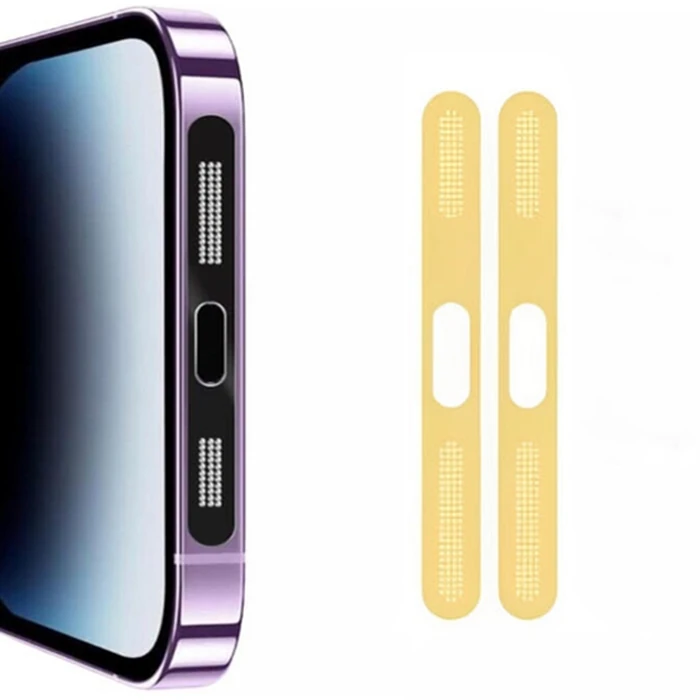 Ally iPhone 15 İçin Anti-Dust Toz Ve Kir Önleyici Sticker 2 Adet Set