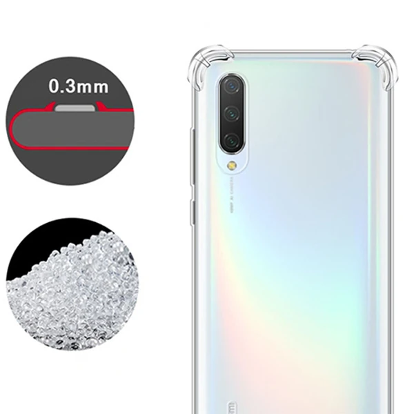 ALLY Xiaomi Mi 10 5G Anti-Drop Shockproof Darbe Emici Silikon Kılıf