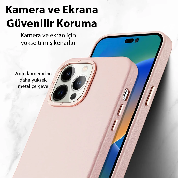 Dux Ducis Grit Series iPhone 14 Pro 6.1inç Premium MagSafe Uyumlu Kılıf