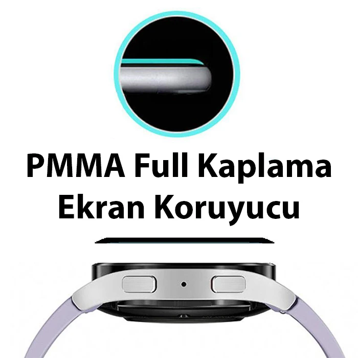 Ally Samsung Galaxy Watch 6 44mm PMMA Cam Ekran Koruyucu