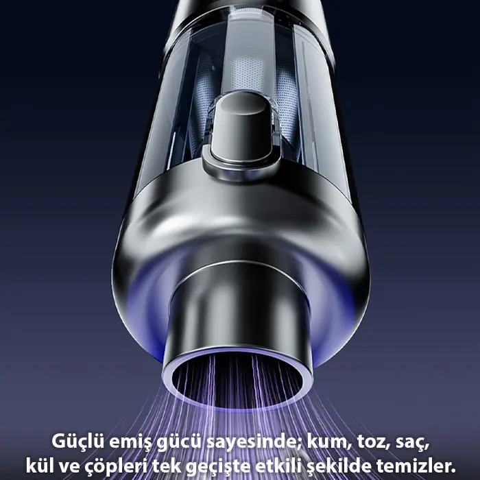 EZERE PowerVac1 20000pa Araç İçi ve Ev Tipi Şarjlı Vakum Süpürge
