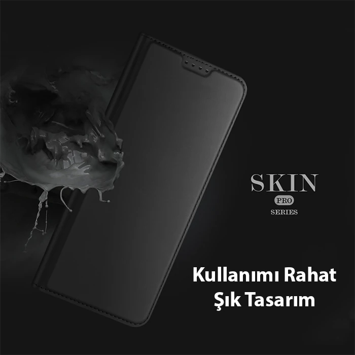 Dux Ducis Xiaomi Poco X5 5G Kılıf Skin Pro Series Flip Cover Kapaklı Kılıf