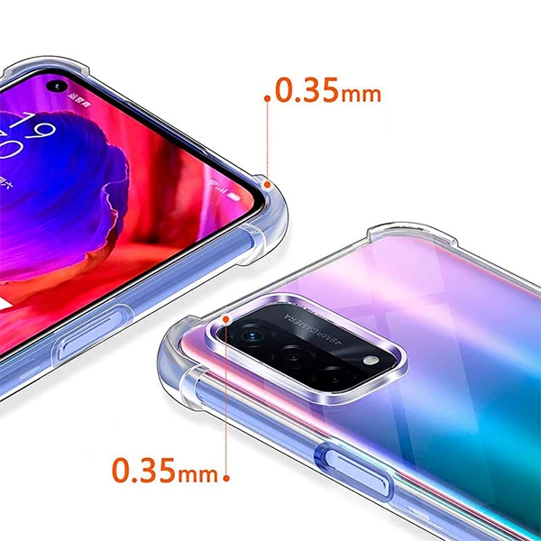 OPPO Reno A54 Kamera Korumalı Shockproof Darbe Emici Silikon Kılıf