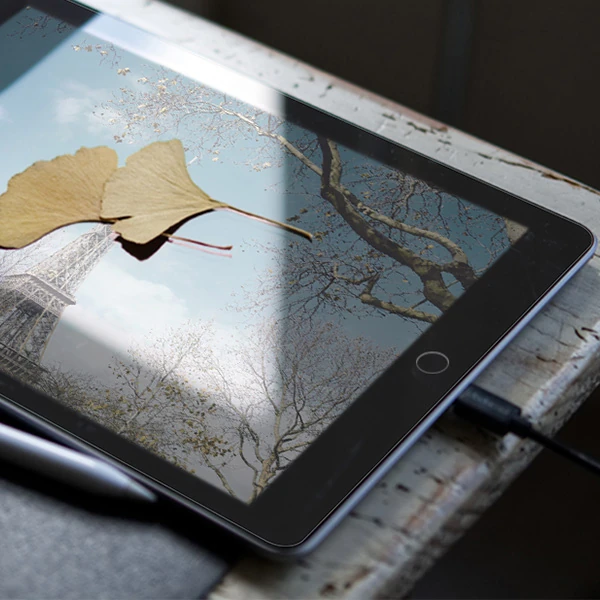 ALLY İPad 9.7 İnch Paper Like Film Darbe Emici Pet Ekran Koruyucu iPad 5/6/7/8