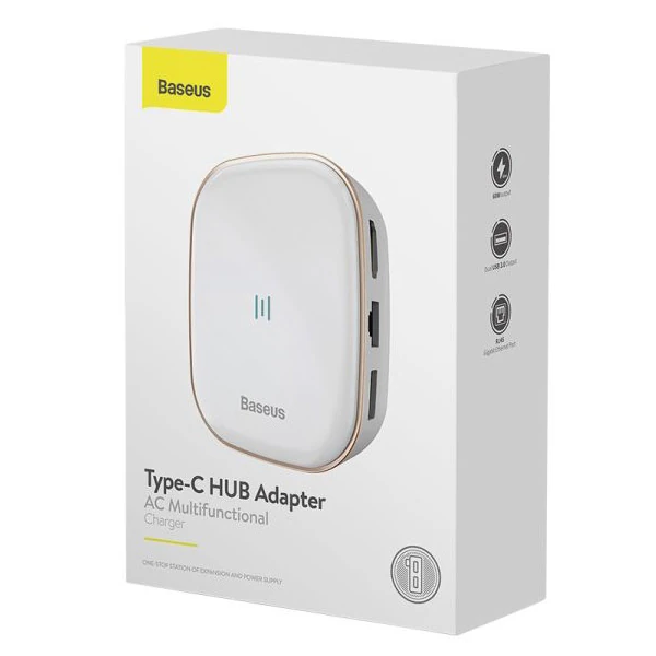 Baseus 6in1 USB Type C Çok Fonksiyonlu HUB B 3.0RJ45HDMISDmicro SD) 60W