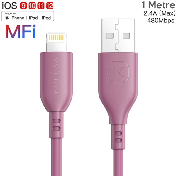 KUULAA 1M MFI Sertifikalı İPhone Usb Şarj kablosu