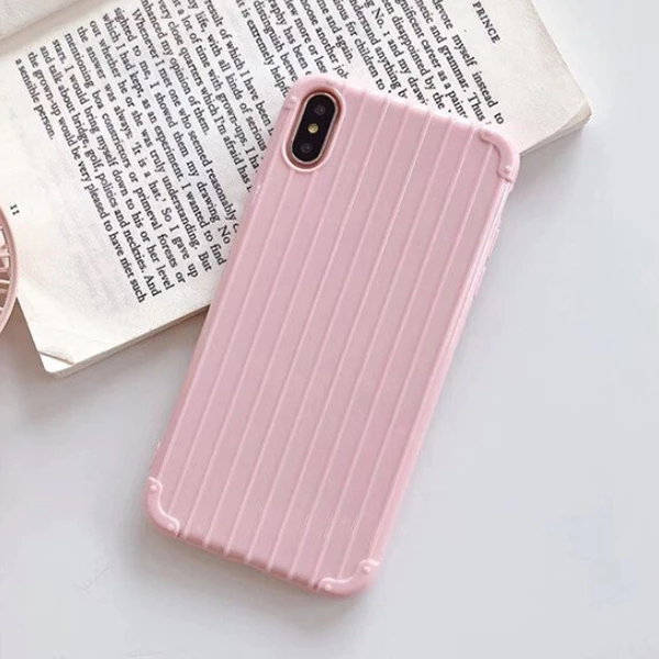 Ally İPhone Xs Max 6.5 İnch Trunk Lines ince Soft Silikon Kılıf