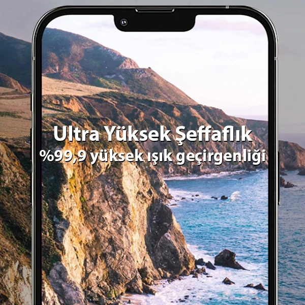 ALLY İPhone 13 Pro-13 Pro Max 3D Full Tempered Glass Cam Kamera Koruyucu