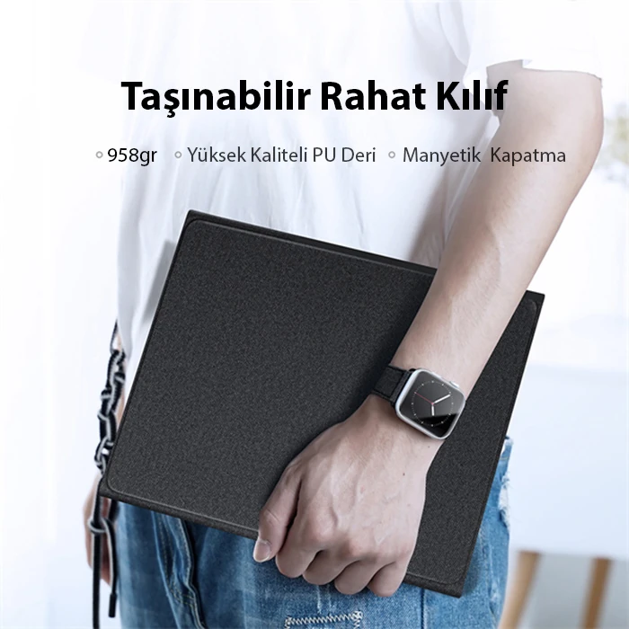 Dux Ducis iPad Pro 12.9 (2020/2021/2022) TK Series Kablosuz Bluetooth Klavye Touchpad Kılıf