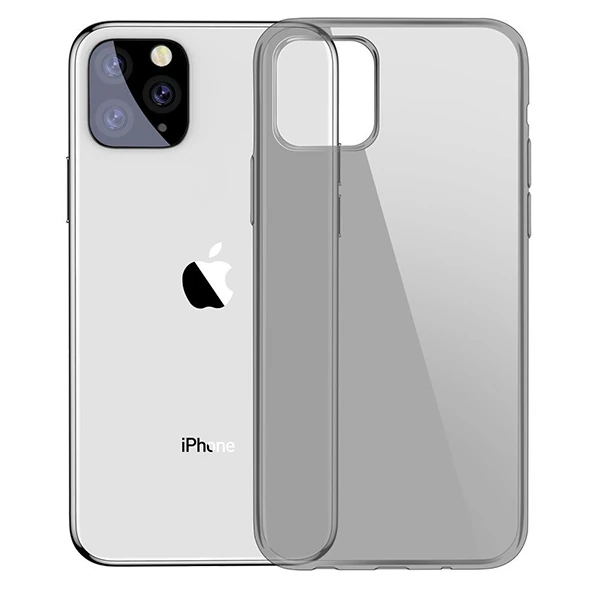 Baseus Simplicity Series iPhone 11 Pro Max 6.5 Kılıf Şeffaf Gel Silikon Kılıf