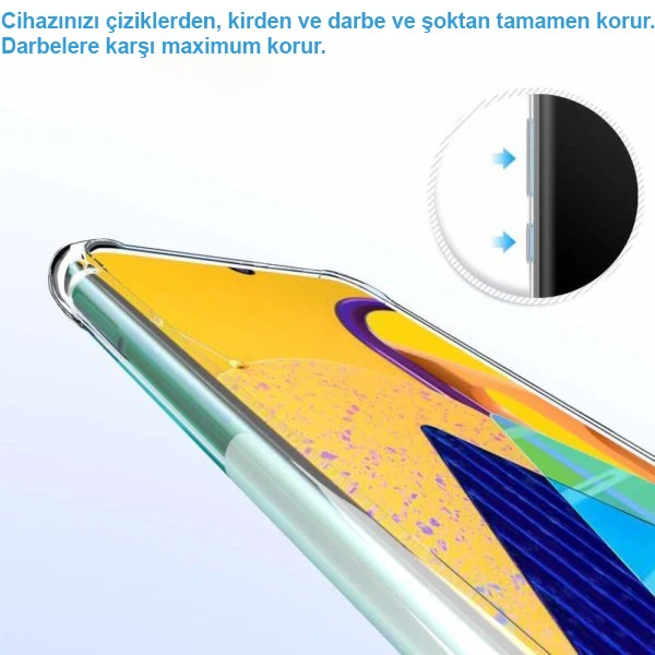 Ally Samsung Galaxy M30S Anti-Drop Darbe Emici Silikon Kılıf