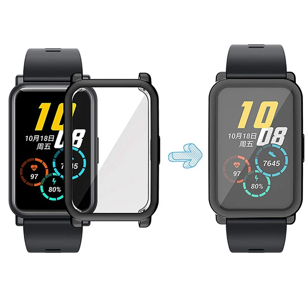ALLY Honor Watch ES 1.64 İnç 360 Koruma İnce Silikon Kılıf