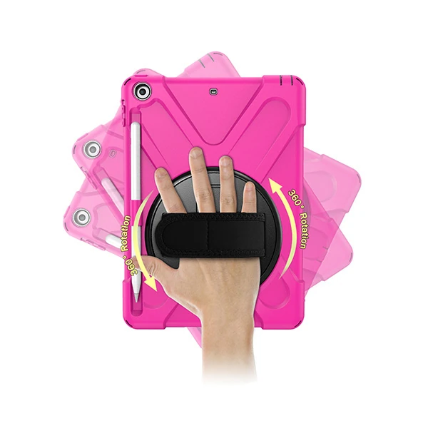 İPad 9.72017 İPad 9.7 2018 Kalem Yerli Standlı Zırh Kılıf/shockproof case