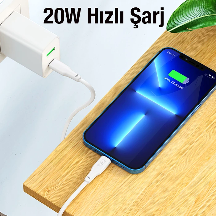HOCO X93 Force 20W Type-C to iPhone Lightning-C Ultra Hızlı Şarj ve Data Kablosu