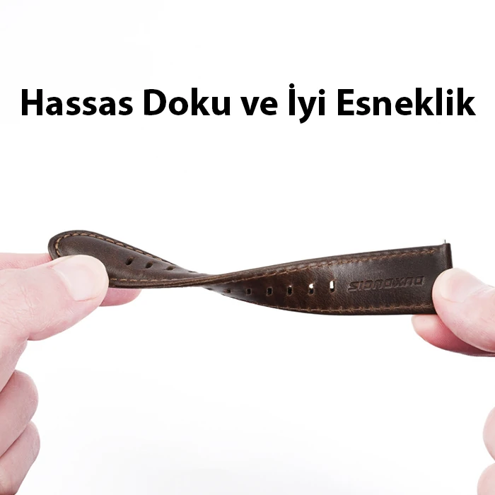 Dux Ducis Apple Watch 38/40/41MM için Business Deri Kayış Kordon