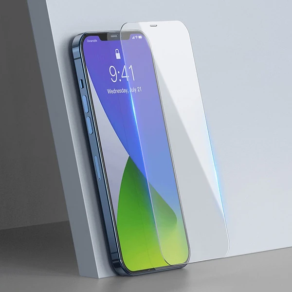 Baseus İPhone 12 Mini 5.4 0.3mm Ful Tempered Cam Ekran Koruyucu 2 Adet Set
