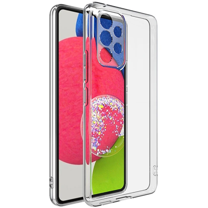 Ally SM Galaxy A53 5G Kılıf Kamera Korumalı Ultra İnce Şeffaf Silikon Kılıf