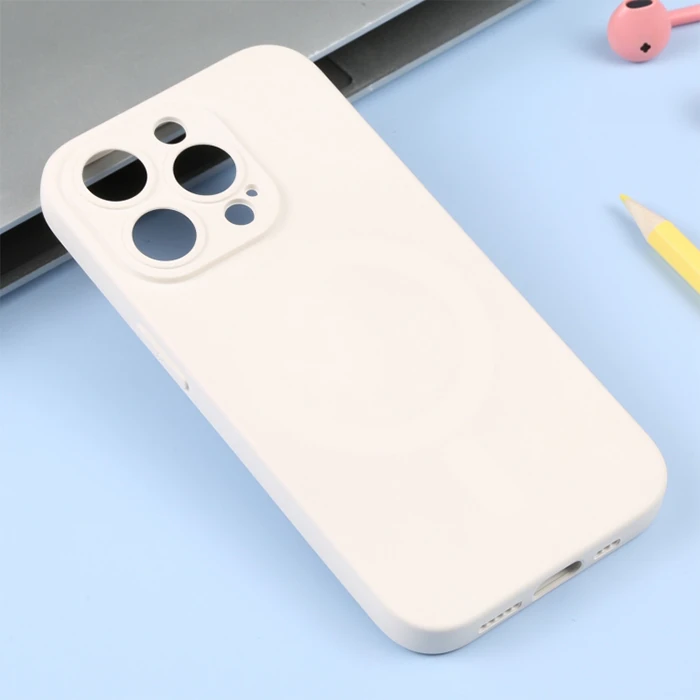 ALLY iPhone 14 Pro 6.1inç Liquid Silica Magsafe Uyumlu Silikon Kılıf