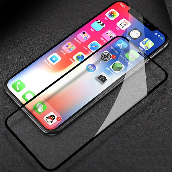WK İPhone 12/12 Pro 6.1 Kingkong Curved Tempered Cam Ekran Koruyucu
