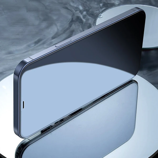 Baseus İPhone 12 Pro Max 6.7 0.3MM 3D Full Tempered Cam Ekran Koruyucu 2Adet Set