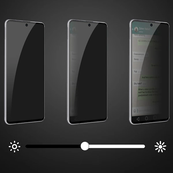 ALLY SM Galaxy A71 3D Full Privacy Gizlilik Tempered Cam Ekran Koruyucu