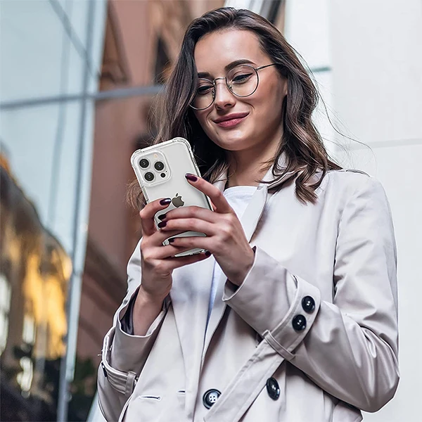 iPhone 13 Pro 6.1inç Anti-Drop Shockproof Darbe Emici Silikon Kılıf