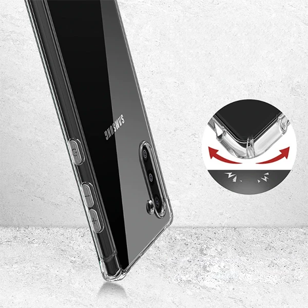Sm Galaxy Note 10 Anti-Drop Darbe Emici Silikon Kılıf