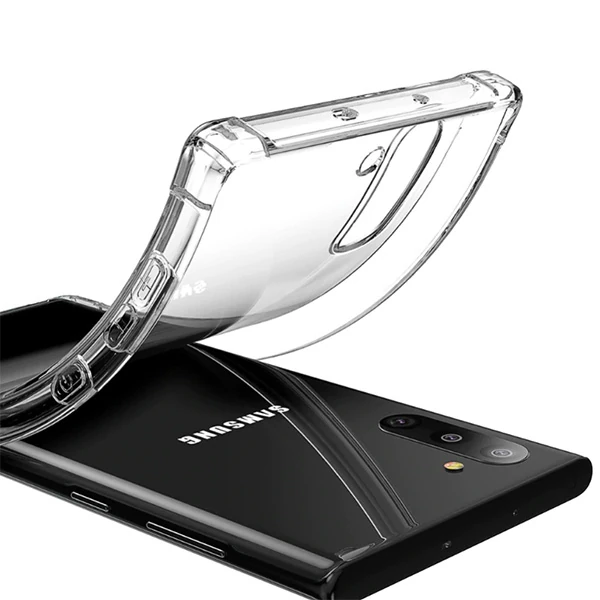 Sm Galaxy Note 10 Anti-Drop Darbe Emici Silikon Kılıf