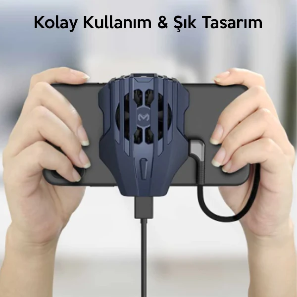 MEMO DL02 Telefonu Soğutma Fanı Radyatör (İPhone Kablo İle)