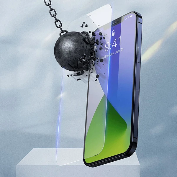 Baseus İPhone 12 Pro Max 6.7 0.3mm Ful Tempered Cam Ekran Koruyucu 2 Adet Set