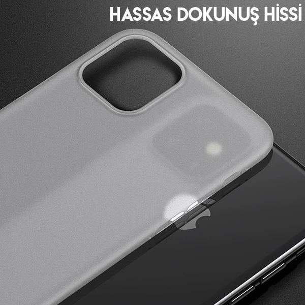 Baseus Wing Case İPhone 11 Pro 5.8 Ultra İnce Lux Mat Şeffaf Kılıf