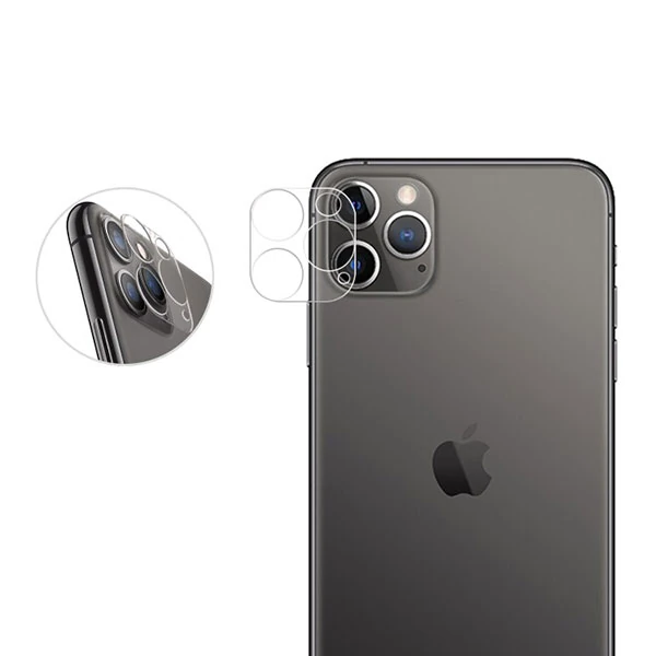 iPhone 12 6.1 Pro Full Tempered Kamera Koruyucu Kırılmaz Cam