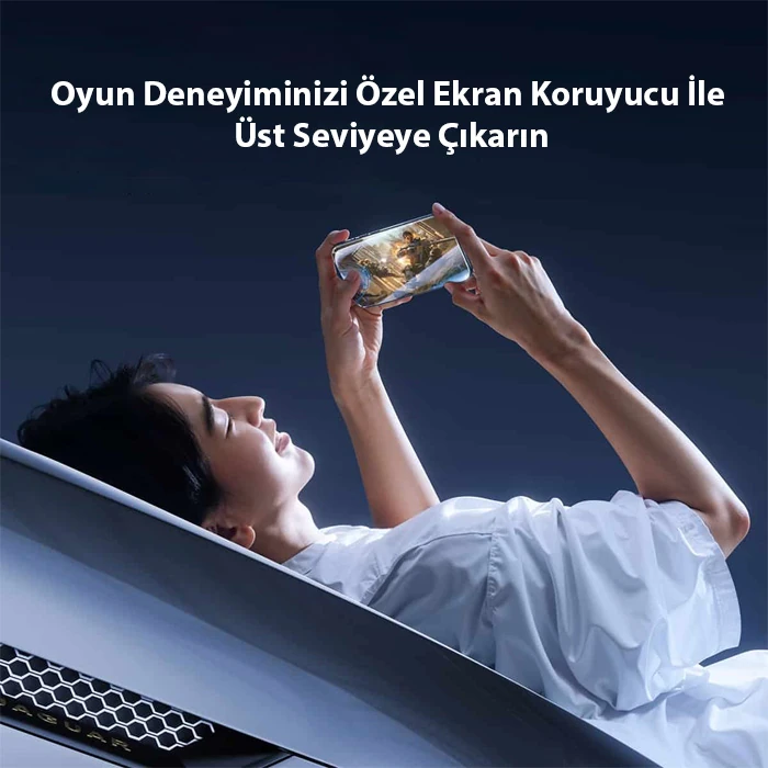 Baseus Crystalline iPhone 14 Plus/13 Pro Max için Parlama Önleyici Tempered Cam Ekran Koruyucu