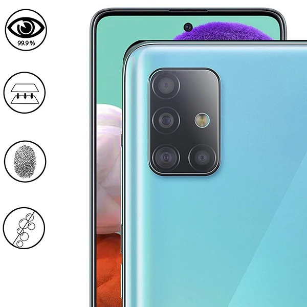 Ally Samsung Galaxy M51 Tempered Cam Kamera Koruyucu