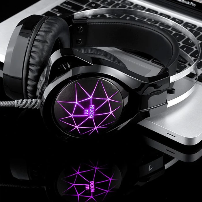 ALLY N1 RGB Gaming Kulaküstü Kablolu Oyuncu Kulaklığı Gürültü Engelleyici Kulaklık