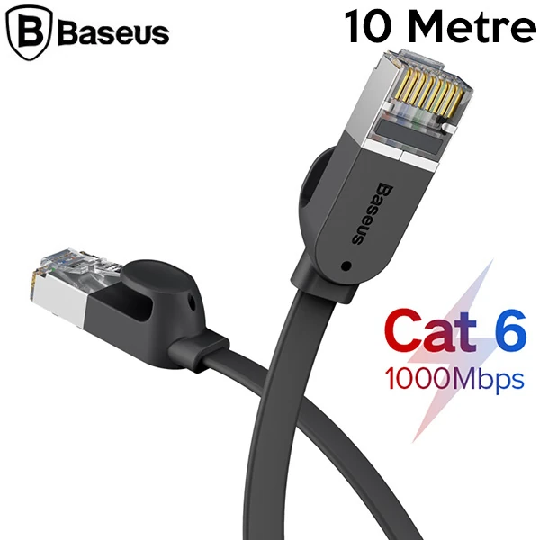 Baseus high Speed Six types of RJ45 Gigabit Ethernet kablosu (round cable)10metre