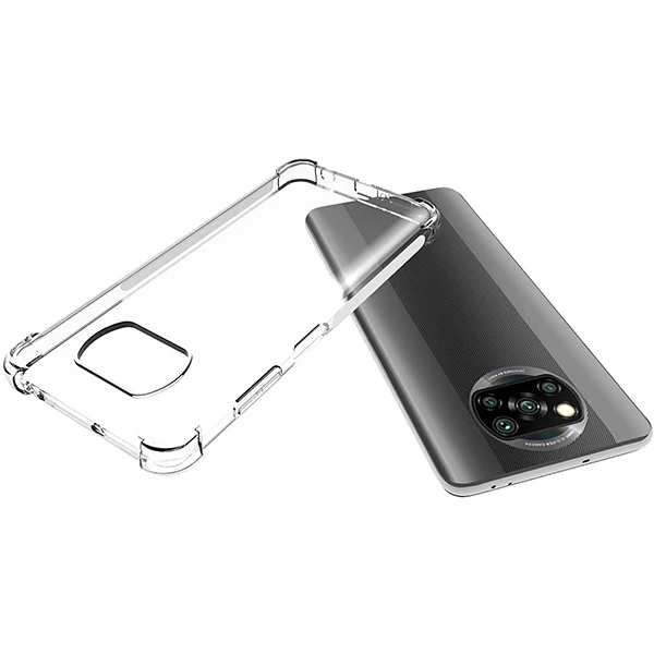 ALLY Poco X3 Anti-Drop Silikon Kılıf Shockproof Kılıf