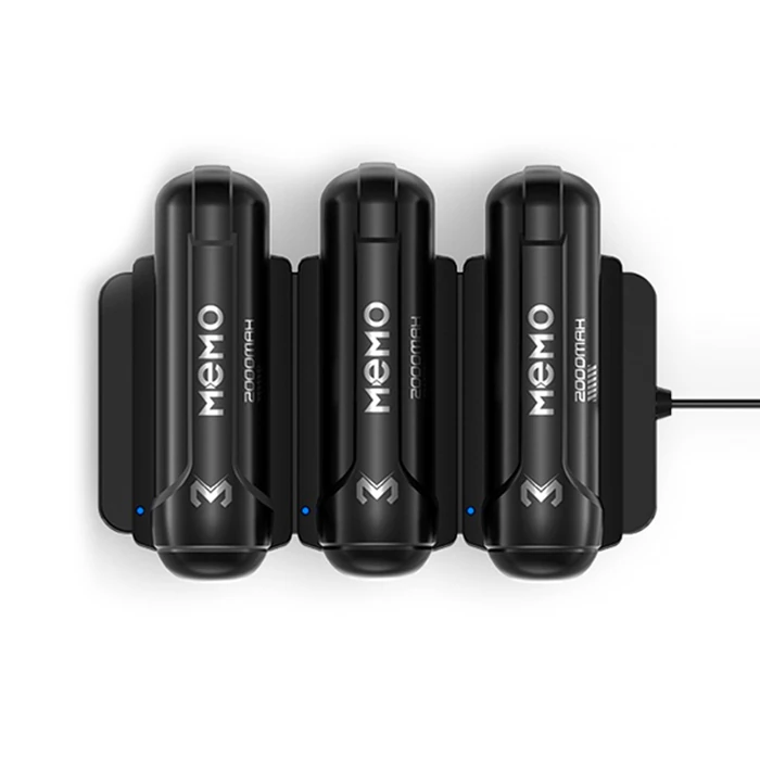 MEMO DL10 - CX12 Telefon Soğutucu Fan Batarya Şarj Paneli + 2 Yedek Powerbank