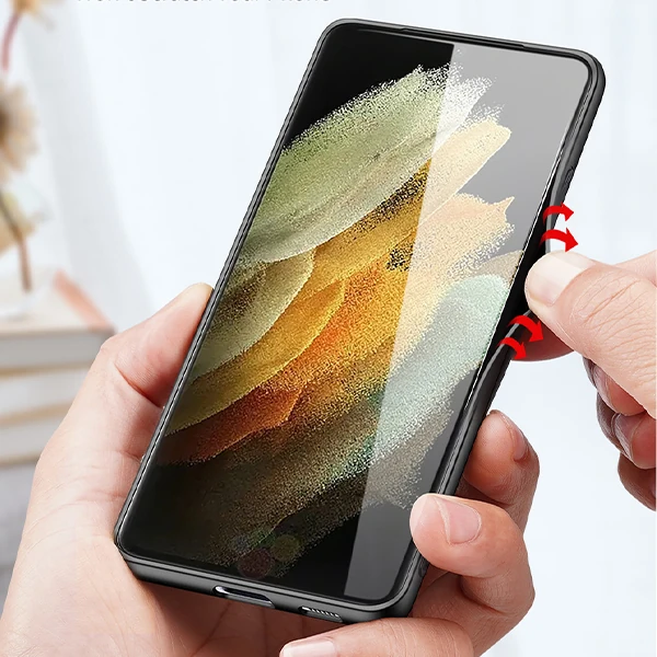 Dux Ducis Sm Galaxy S21 Ultra Kılıf Fino Series Premium Arka Koruma Kılıf