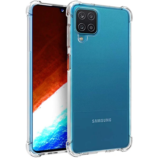 SM Galaxy A12 - M12 Anti-Drop Shockproof Darbe Emici Silikon Kılıf