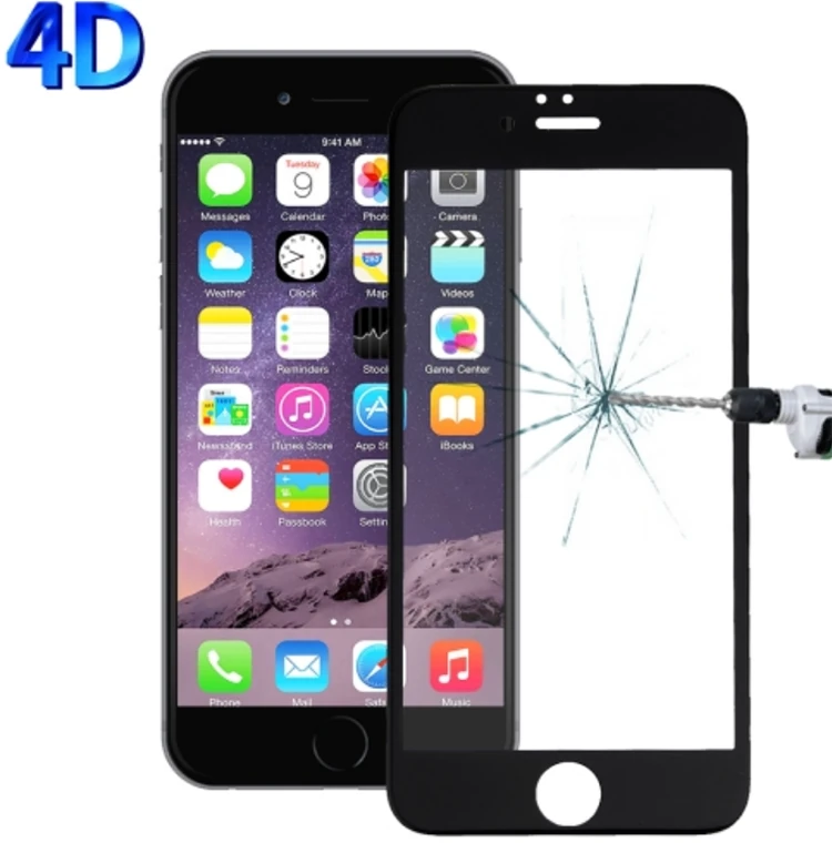 İPhone 6S Plus 4D Kavisli Full Cam Kırılmaz Koruyucu İPhone 6 plus