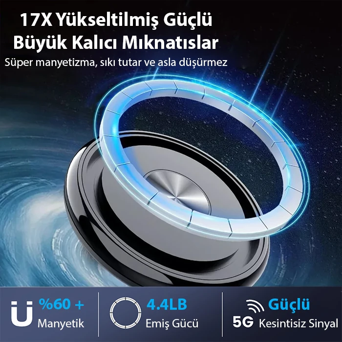 ALLY Ayarlanabilir Araç İçi Torpido Üstü Manyetik Telefon Tutucu
